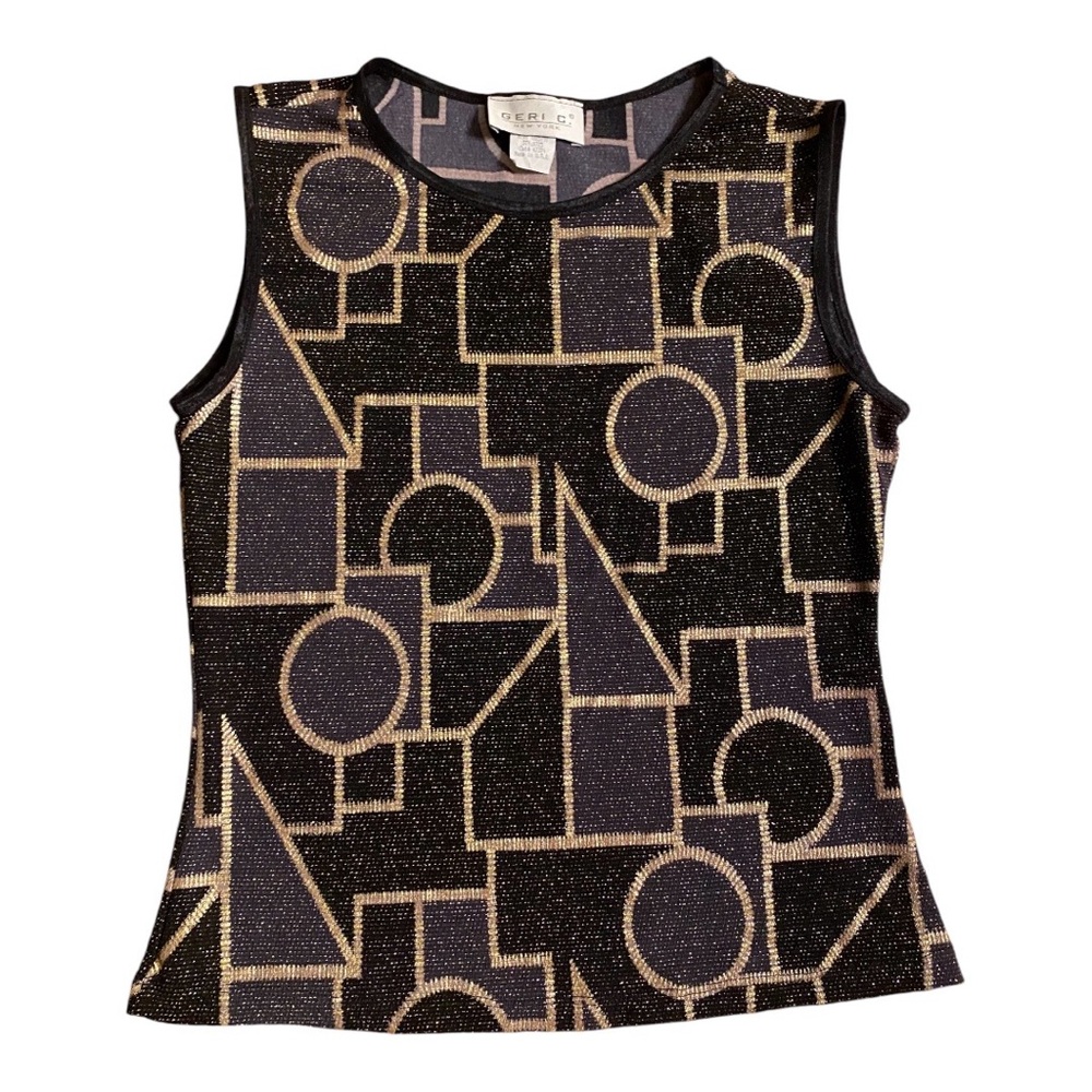 Women’s Shimmery Sleeveless Blouse
